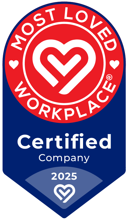 picture of most love workplace certified badge