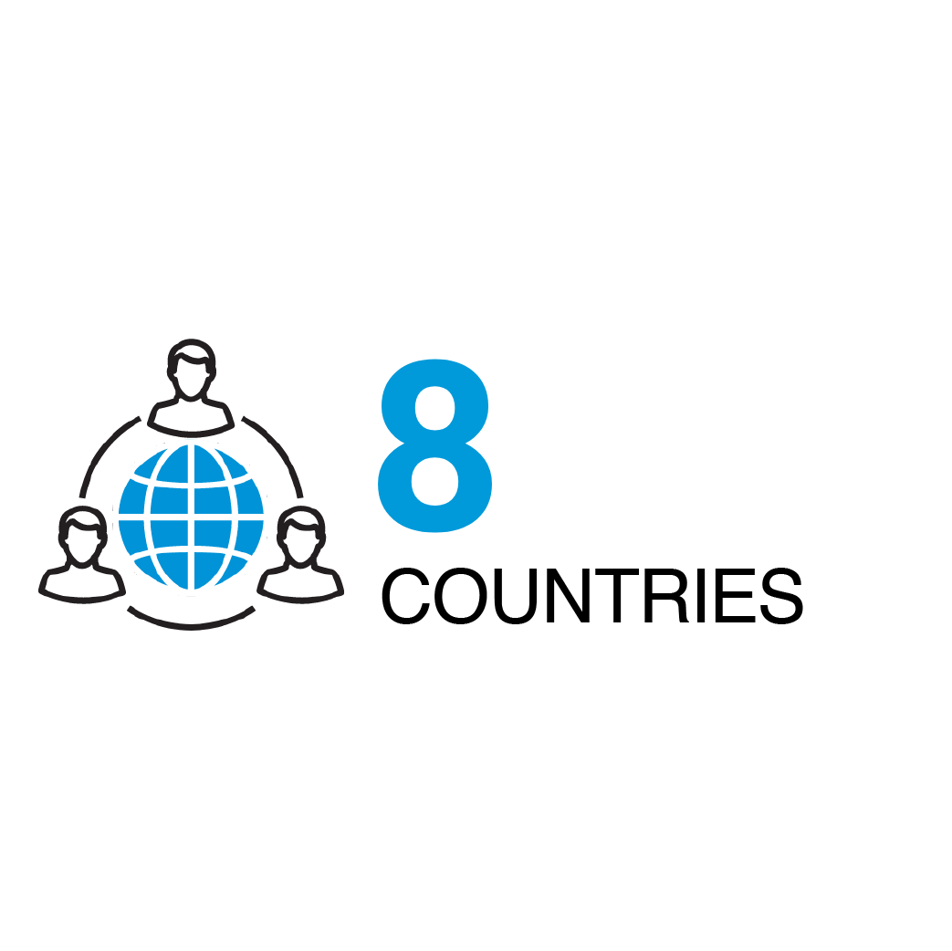 Ideal Industries 8 countries served logo