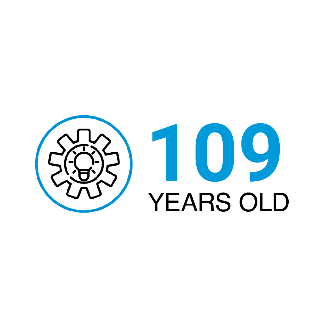 109 years old graphic