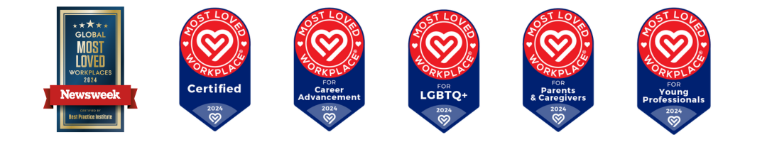 newsweek most love workplace badges
